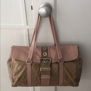 Authentic PRADA BAG rose pink soft leather